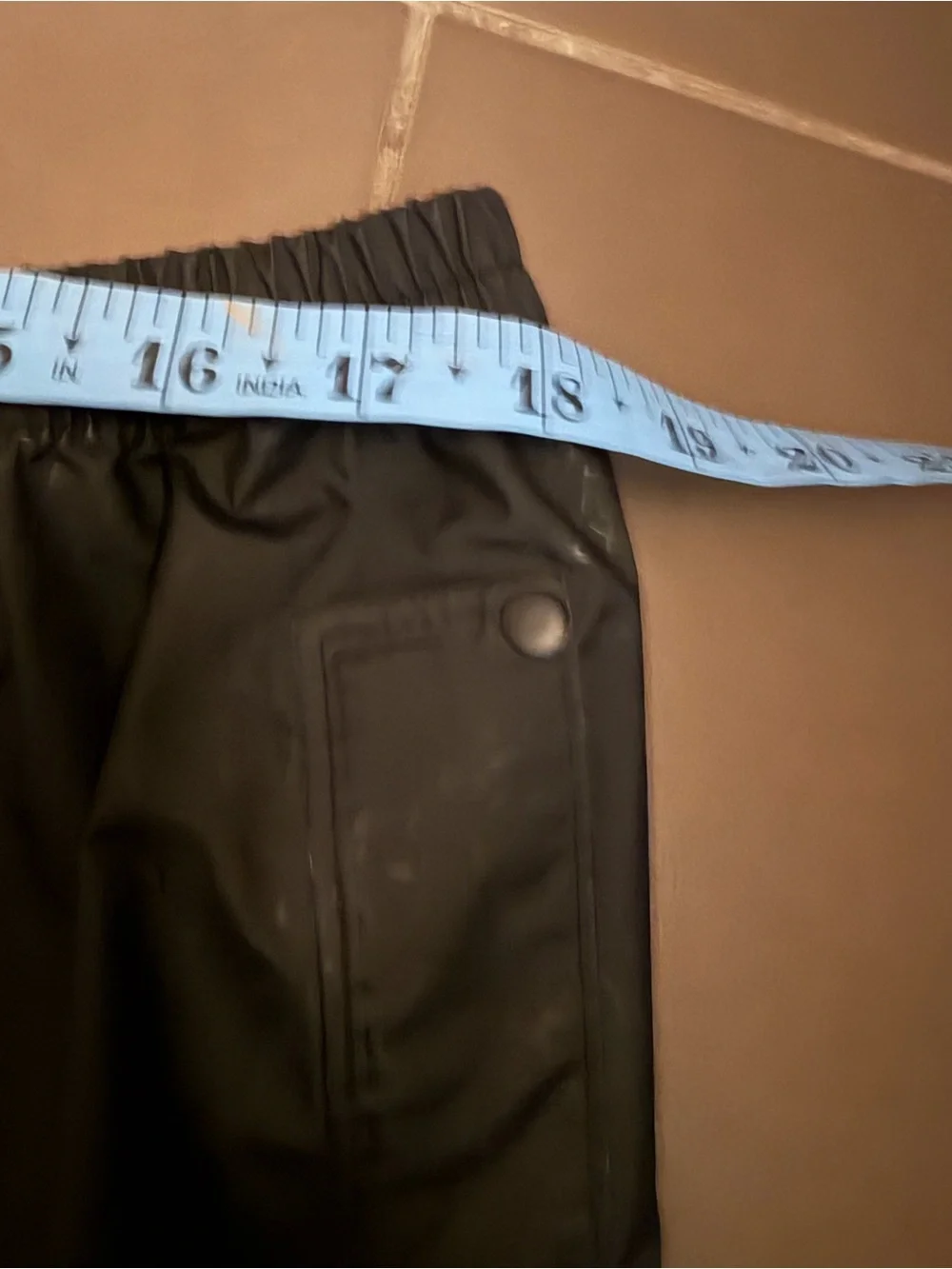COLUMBIA Men’s Rain Pants SZ XXL Black Elastic Waistband Outdoors